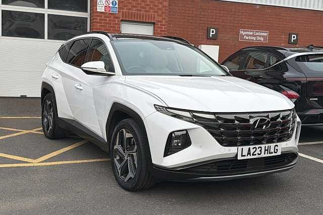 Hyundai TUCSON 1.6 T-GDi Plug-in Hybrid Ultimate 5dr 4WD Auto White