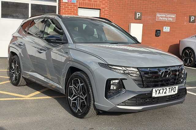 Hyundai TUCSON 1.6 T-GDi Hybrid 230ps N-Line S 5dr 2WD Auto Grey