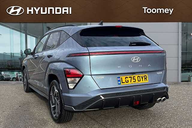 Hyundai KONA 1.6 H Gdi N Line Suv 5dr Petrol Hybrid Dct Euro 6 (s/s) (129 Ps) Meta Blue