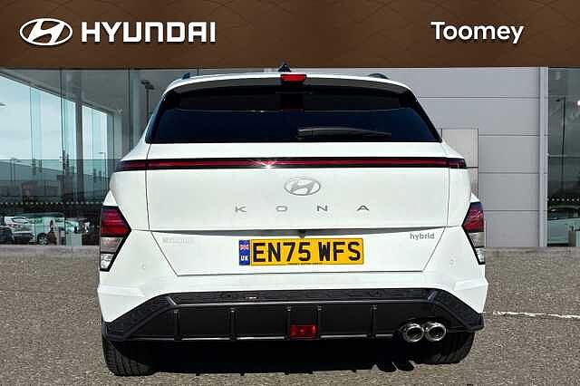 Hyundai KONA 1.6 H Gdi N Line Suv 5dr Petrol Hybrid Dct Euro 6 (s/s) (138 Ps) White