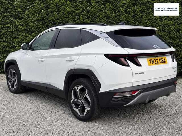 Hyundai TUCSON 1.6 h T-GDi Ultimate SUV 5dr Petrol Hybrid Auto Euro 6 (s/s) (230 ps) White