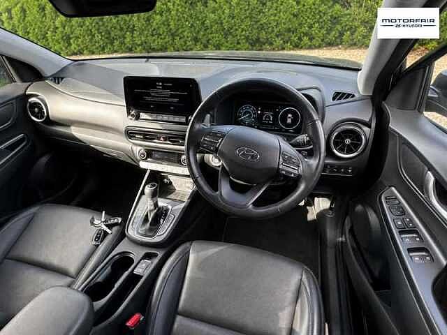 Hyundai KONA HYBRID 1.6 T-GDi Ultimate SUV 5dr Petrol Manual Euro 6 (s/s) (150 ps) Black
