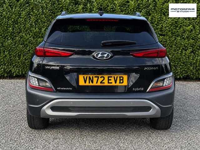 Hyundai KONA HYBRID 1.6 T-GDi Ultimate SUV 5dr Petrol Manual Euro 6 (s/s) (150 ps) Black