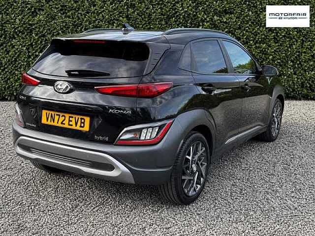 Hyundai KONA HYBRID 1.6 T-GDi Ultimate SUV 5dr Petrol Manual Euro 6 (s/s) (150 ps) Black