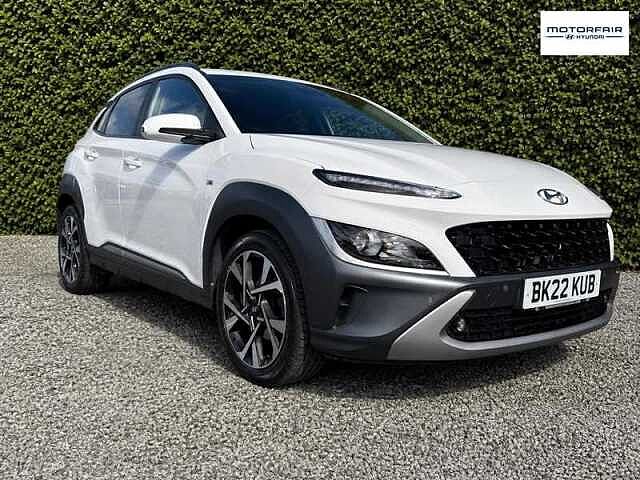 Hyundai KONA 1.0 T-GDi MHEV Premium SUV 5dr Petrol Hybrid Manual Euro 6 (s/s) (120 ps) White