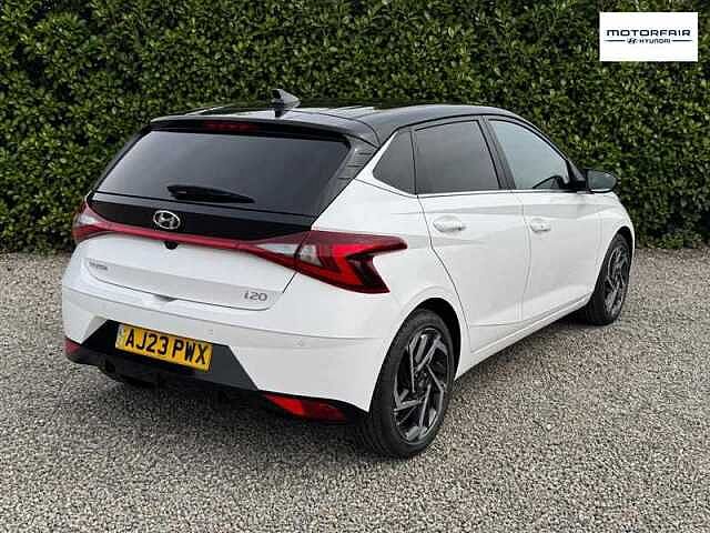 Hyundai I20 1.0 T-GDi MHEV Ultimate Hatchback 5dr Petrol Hybrid DCT Euro 6 (s/s) (100 ps) White