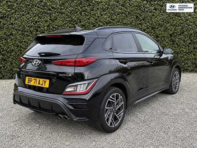 Hyundai KONA 1.0 T-GDi MHEV N Line SUV 5dr Petrol Hybrid Manual Euro 6 (s/s) (120 ps) Black