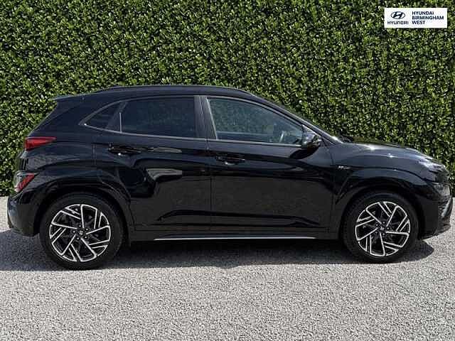 Hyundai KONA 1.0 T-GDi MHEV N Line SUV 5dr Petrol Hybrid Manual Euro 6 (s/s) (120 ps) Black
