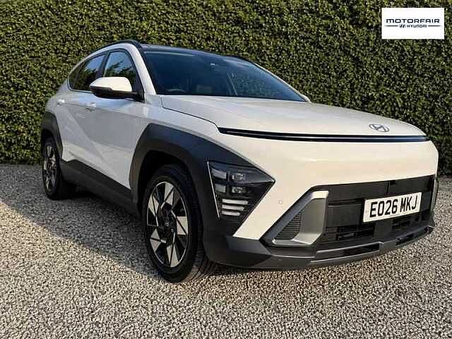 Hyundai KONA 1.6 h-GDi Ultimate SUV 5dr Petrol Hybrid DCT Euro 6 (s/s) (138 ps) White