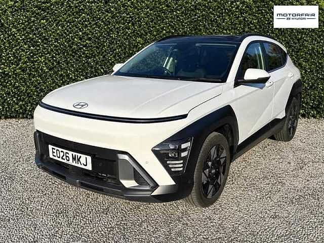 Hyundai KONA 1.6 h-GDi Ultimate SUV 5dr Petrol Hybrid DCT Euro 6 (s/s) (138 ps) White