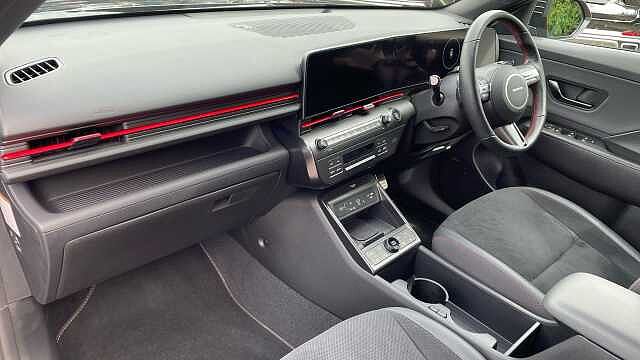 Hyundai KONA 1.6 h-GDi N Line S SUV 5dr Petrol Hybrid DCT Euro 6 (s/s) (138 ps) Abyss Black
