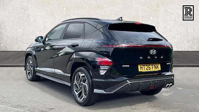 Hyundai KONA 1.6 h-GDi N Line S SUV 5dr Petrol Hybrid DCT Euro 6 (s/s) (138 ps) Abyss Black