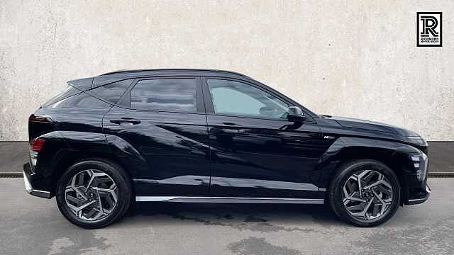 Hyundai KONA 1.6 h-GDi N Line S SUV 5dr Petrol Hybrid DCT Euro 6 (s/s) (138 ps) Abyss Black