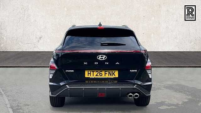 Hyundai KONA 1.6 h-GDi N Line S SUV 5dr Petrol Hybrid DCT Euro 6 (s/s) (138 ps) Abyss Black