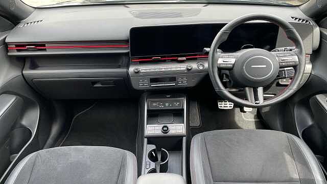Hyundai KONA 1.6 h-GDi N Line S SUV 5dr Petrol Hybrid DCT Euro 6 (s/s) (138 ps) Abyss Black