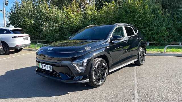 Hyundai KONA 65.4kWh N Line S SUV 5dr Electric Auto (218 ps) Black