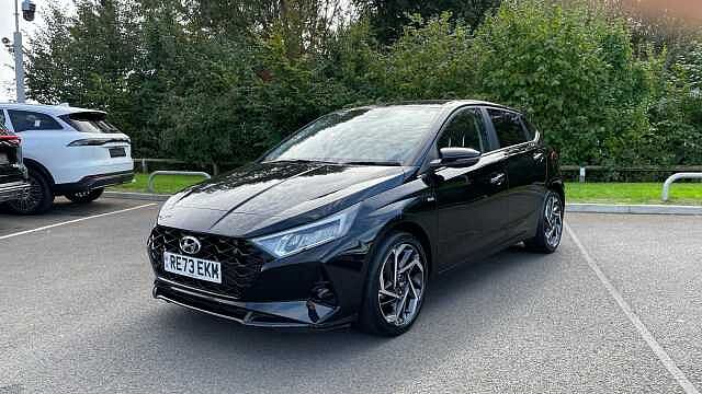 Hyundai I20 1.0 T-GDi MHEV Premium Hatchback 5dr Petrol Hybrid DCT Euro 6 (s/s) (100 ps) Black