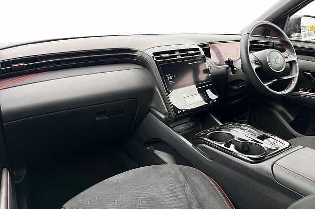 Hyundai TUCSON 1.6 H T Gdi N Line Suv 5dr Petrol Hybrid Auto Euro 6 (s/s) (230 Ps) Dark Knight Grey