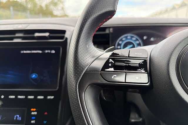 Hyundai TUCSON 1.6 H T Gdi N Line Suv 5dr Petrol Hybrid Auto Euro 6 (s/s) (230 Ps) Dark Knight Grey