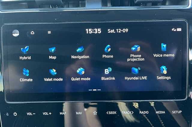Hyundai TUCSON 1.6 h T-GDi Premium SUV 5dr Petrol Hybrid Auto Euro 6 (s/s) (230 ps) Abyss Black