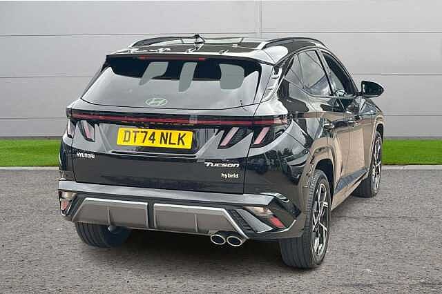 Hyundai TUCSON 1.6 T-GDi N Line S SUV 5dr Petrol Hybrid Auto Euro 6 (s/s) (215 ps) Abyss Black