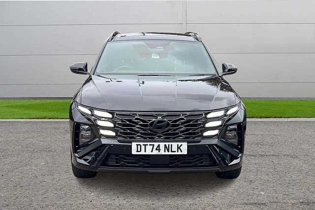 Hyundai TUCSON 1.6 T-GDi N Line S SUV 5dr Petrol Hybrid Auto Euro 6 (s/s) (215 ps) Abyss Black