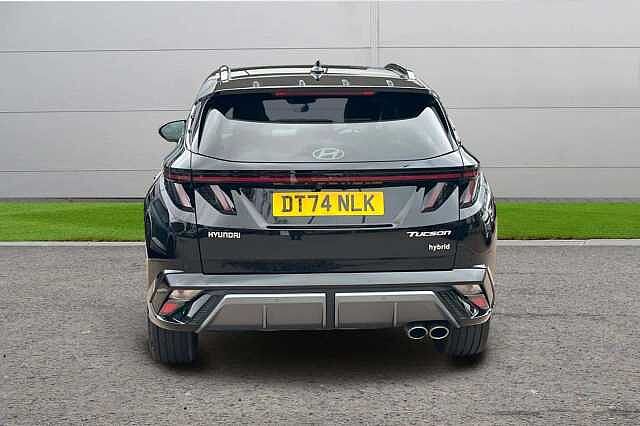 Hyundai TUCSON 1.6 T-GDi N Line S SUV 5dr Petrol Hybrid Auto Euro 6 (s/s) (215 ps) Abyss Black