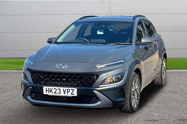 Hyundai KONA 1.6 h-GDi Premium SUV 5dr Petrol Hybrid DCT Euro 6 (s/s) (141 ps) GALACTIC GREY