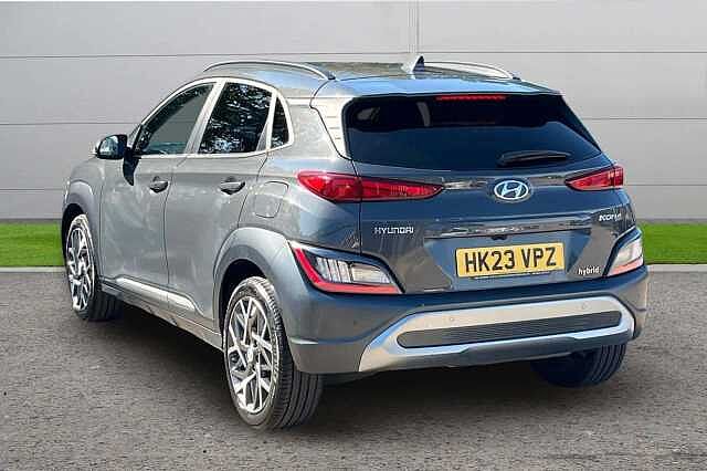 Hyundai KONA 1.6 h-GDi Premium SUV 5dr Petrol Hybrid DCT Euro 6 (s/s) (141 ps) GALACTIC GREY