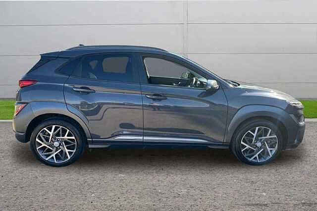 Hyundai KONA 1.6 h-GDi Premium SUV 5dr Petrol Hybrid DCT Euro 6 (s/s) (141 ps) GALACTIC GREY