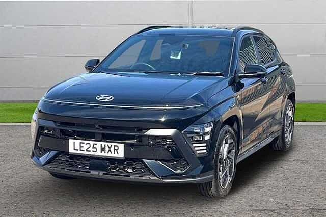 Hyundai KONA 1.0 T-GDi N Line S SUV 5dr Petrol Manual Euro 6 (s/s) (100 ps) Black