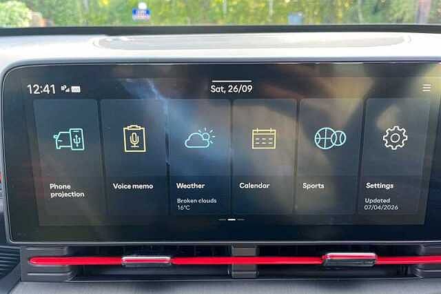 Hyundai KONA 1.0 T-GDi N Line S SUV 5dr Petrol Manual Euro 6 (s/s) (100 ps) Black