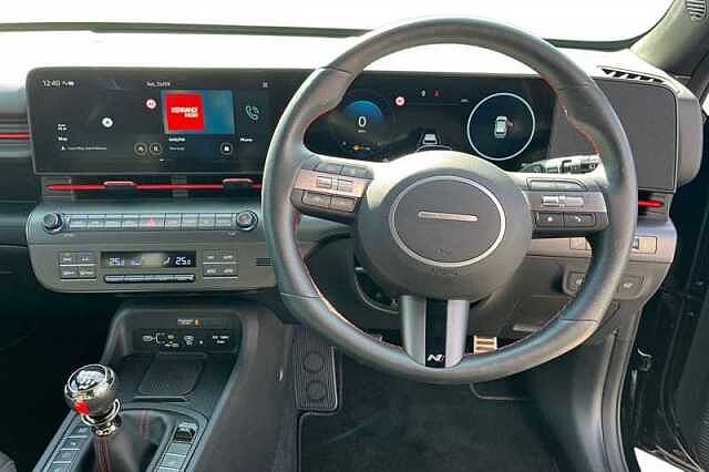 Hyundai KONA 1.0 T-GDi N Line S SUV 5dr Petrol Manual Euro 6 (s/s) (100 ps) Black