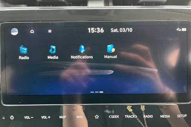 Hyundai TUCSON 1.6 h T-GDi Premium SUV 5dr Petrol Hybrid Auto Euro 6 (s/s) (230 ps) White