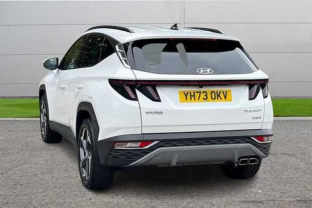 Hyundai TUCSON 1.6 h T-GDi Premium SUV 5dr Petrol Hybrid Auto Euro 6 (s/s) (230 ps) White