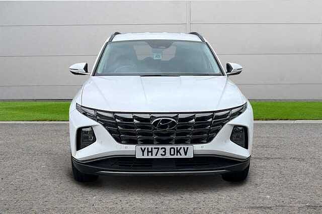 Hyundai TUCSON 1.6 h T-GDi Premium SUV 5dr Petrol Hybrid Auto Euro 6 (s/s) (230 ps) White