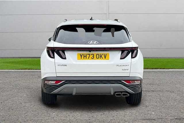 Hyundai TUCSON 1.6 h T-GDi Premium SUV 5dr Petrol Hybrid Auto Euro 6 (s/s) (230 ps) White