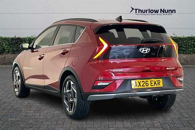 Hyundai BAYON 1.0 T-GDi Tech Line SUV 5dr Petrol DCT Euro 6 (s/s) (90 ps) Dragon Red