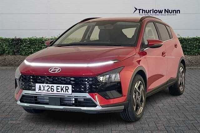Hyundai BAYON 1.0 T-GDi Tech Line SUV 5dr Petrol DCT Euro 6 (s/s) (90 ps) Dragon Red