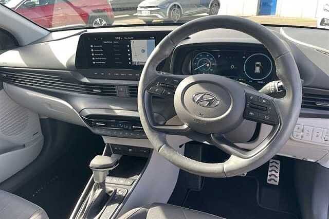 Hyundai BAYON 1.0 T-GDi MHEV Ultimate SUV 5dr Petrol Hybrid DCT Euro 6 (s/s) (100 ps) Intnse Blue-Blk