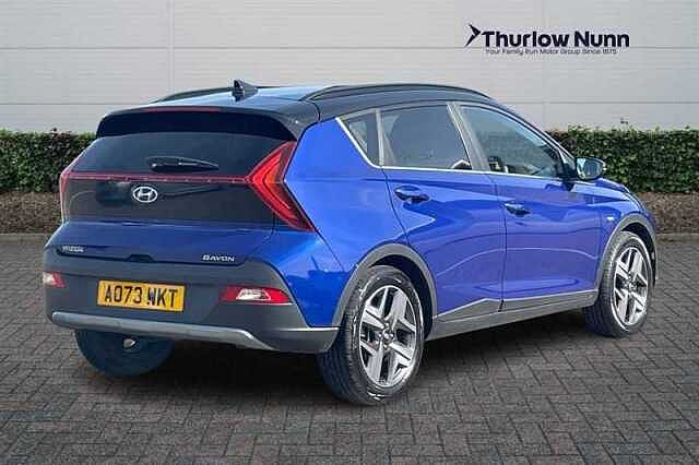 Hyundai BAYON 1.0 T-GDi MHEV Ultimate SUV 5dr Petrol Hybrid DCT Euro 6 (s/s) (100 ps) Intnse Blue-Blk