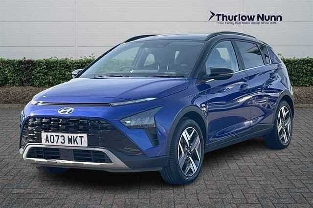 Hyundai BAYON 1.0 T-GDi MHEV Ultimate SUV 5dr Petrol Hybrid DCT Euro 6 (s/s) (100 ps) Intnse Blue-Blk