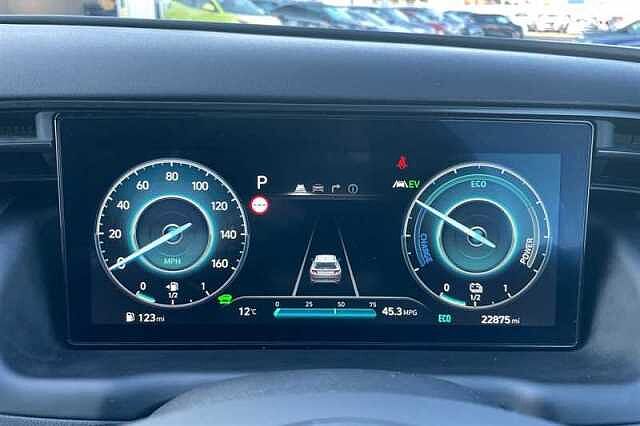 Hyundai TUCSON 1.6 h T-GDi N Line SUV 5dr Petrol Hybrid Auto Euro 6 (s/s) (230 ps) White