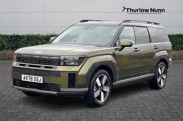 Hyundai SANTA FE 1.6T Premium SUV 5dr Petrol Hybrid Auto Euro 6 (s/s) (7Seat) (239 ps) Olive Green