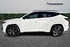 Hyundai TUCSON 1.6 h T-GDi N Line SUV 5dr Petrol Hybrid Auto Euro 6 (s/s) (230 ps) White