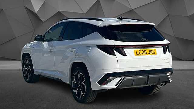 Hyundai TUCSON 1.6T Hybrid N Line 5dr Auto White