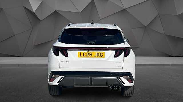 Hyundai TUCSON 1.6T Hybrid N Line 5dr Auto White