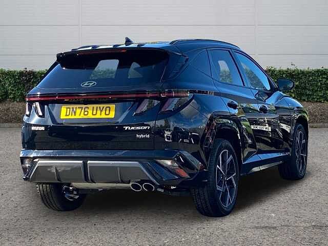 Hyundai TUCSON 1.6T Hybrid N Line Edition SUV 5dr Petrol Hybrid Auto Euro 6 (s/s) (239 ps) Black