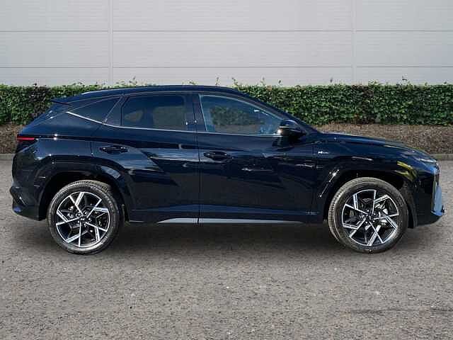 Hyundai TUCSON 1.6T Hybrid N Line Edition SUV 5dr Petrol Hybrid Auto Euro 6 (s/s) (239 ps) Black