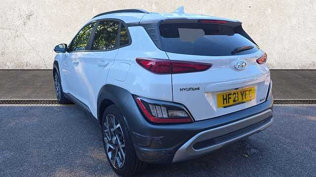 Hyundai KONA 1.6 h-GDi Ultimate SUV 5dr Petrol Hybrid DCT Euro 6 (s/s) (141 ps) White